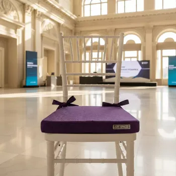 Аренда Подушка для стула Кьявари фиолетовая 5 см в Radisson Collection Paradise — ART SPACE