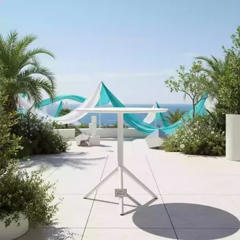 Аренда Стол обеденный пластиковый Spritz Spritz Mini белый Ø605х765 мм в Swissôtel Resort Sochi Kamelia — ART SPACE