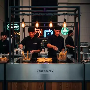 Аренда Приготовление сырных палочек в Novotel Resort — ART SPACE