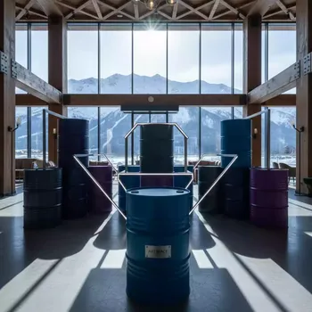 Аренда Фотозона бочки в Sochi Marriott Krasnaya Polyana — ART SPACE