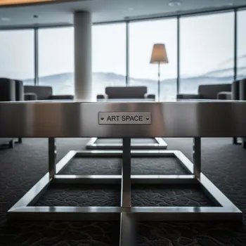 Аренда Стол журнальный Andrian Silver серебристый в Novotel Resort — ART SPACE