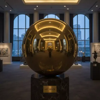 Аренда Сфера фольгированная 80 см золото в гранд-отеле «Жемчужина» — ART SPACE