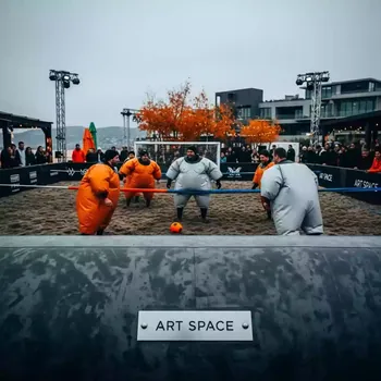 Аренда Футбол сумо в пляжном клубе Del Mar — ART SPACE
