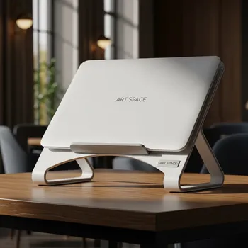 Аренда Подставка для ноутбука Fellowes I Spire белая серая FS 93112 в ресторане «D.O.M» — ART SPACE