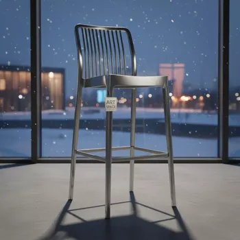 Аренда Стул барный металлический Shine в Omega Sirius — ART SPACE