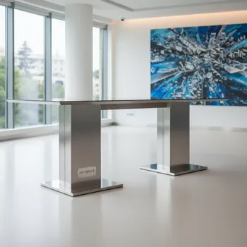 Аренда Каркас стола металлический Лидер 2 серебро в Гранд Отель Сочи — ART SPACE