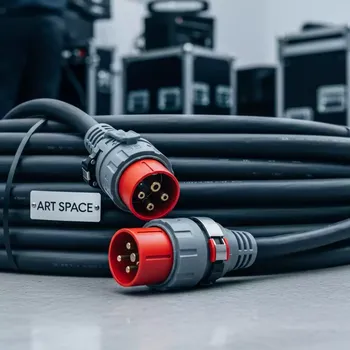 Аренда Кабель силовой 380V CEE 63A 5P IP67 20 м на вилле «Анна» — ART SPACE