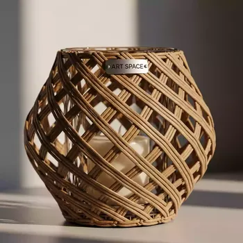 Аренда Подсвечник плетеный Ludo в Поляна 1389 Отель и Спа — ART SPACE
