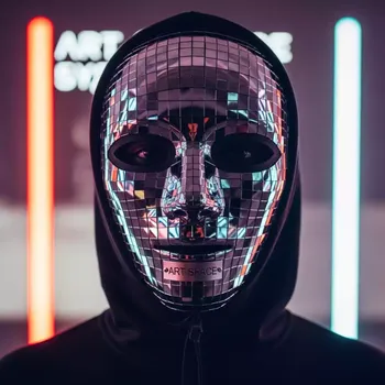 Аренда Маски зеркальные для DJ и go go в санатории «Октябрьский» — ART SPACE