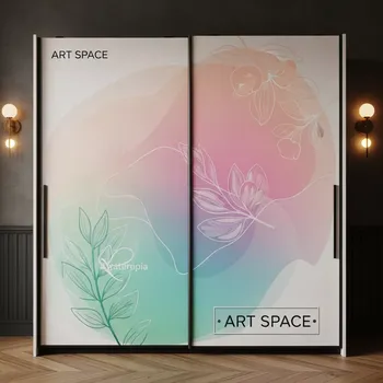 Аренда Шкаф купе с фотопечатью в ресторане «Баран-Рапан» — ART SPACE