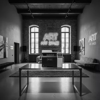 Аренда Принтер лазерный монохромный Катюша P140 А4 1200 dpi в Boutique Hotel PORTUM 1905 — ART SPACE