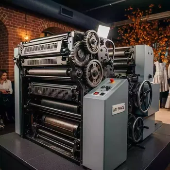 Аренда Печатная машина офсетная Vektor WIN 564 в ресторане «Сыроварня» — ART SPACE
