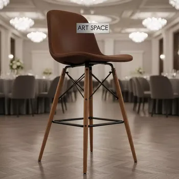 Аренда Стул барный коричневый Eames DSW в банкетном зале «Дельфин» — ART SPACE