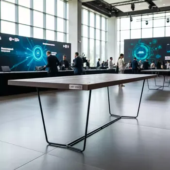 Аренда Стол Милан 190 см Пруток мореный дуб в Red Arena — ART SPACE