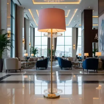 Аренда Напольный торшер в пудровой гамме в отеле Radisson Lazurnaya — ART SPACE