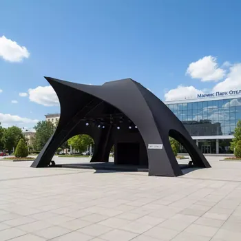 Аренда Шатер Кайт выставочный 8х12 черный в Маринс Парк Отеле — ART SPACE