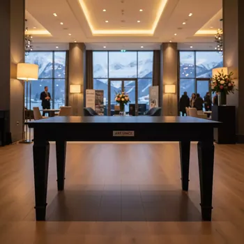 Аренда Стол черный прямоугольный 02 323BK 120х60 см в Golden Tulip Rosa Khutor — ART SPACE