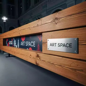 Аренда Пресс волл брусовый в зале «Чайка» (Морпорт) — ART SPACE