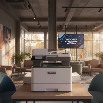 Аренда Принтер HP Color LaserJet Enterprise M554dn в санатории «Сочи» — ART SPACE