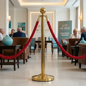 Аренда Столбики ограждения с красными канатами Сочи в Radisson