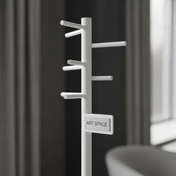 Аренда Вешалка напольная Minimal White в санатории «Октябрьский» — ART SPACE