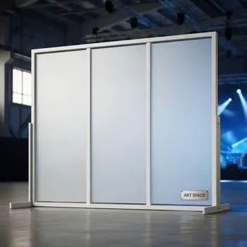 Аренда Ширма стеклянная белая в VK Stadium Sirius — ART SPACE