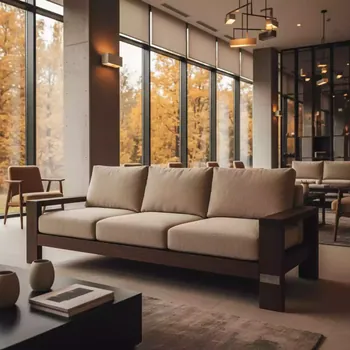 Аренда Диван вельвет венге бежевый Флори B в Rodina Grand Hotel & SPA — ART SPACE