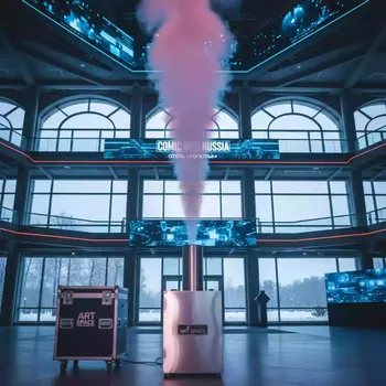 Аренда Дым машина разноцветная American DJ Fog Fury Jett Pro в отеле «Богатырь» — ART SPACE