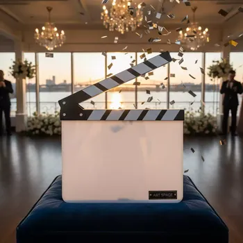 Аренда Хлопушка Green Bean Clapperboard 03 белая на теплоходе «Дагомыс» — ART SPACE