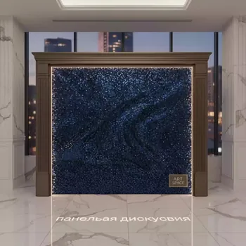 Аренда Фотозона синяя из пайеток в Stella di Mosca — ART SPACE
