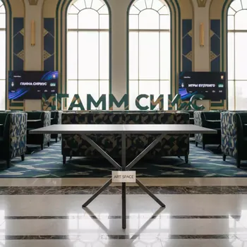 Аренда Стол раскладной Julie Double Table пластик графит в Gamma Sirius — ART SPACE