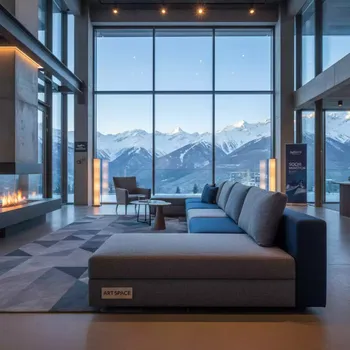 Аренда Модуль угловой Клауд в Radisson Hotel Rosa Khutor — ART SPACE