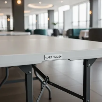 Аренда Стол складной чемодан пластиковый Кейт 180 в ресторане «Плакучая Ива» — ART SPACE