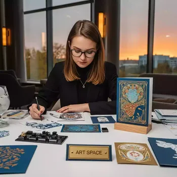 Аренда Создание новогодней открытки в Omega Sirius — ART SPACE