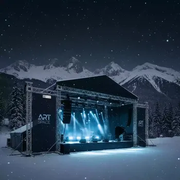 Аренда Сцена с крышей для выступлений на курорте «Газпром» (Альпика) — ART SPACE