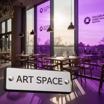 Аренда Пленка витражная плоттерная Oracal 8300 F040 Violet 1,00х50 м в ресторане «La Terrazza» — ART SPACE