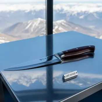 Аренда Нож для стейка с деревянной ручкой 25 см в Skypark Sochi — ART SPACE