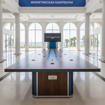 Аренда Стол для конференций с кабель каналом Toa Conference CC60 на Имеретинской набережной — ART SPACE