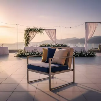 Аренда Шезлонг лежак металлический Kemer в Mercure Сочи Центр — ART SPACE