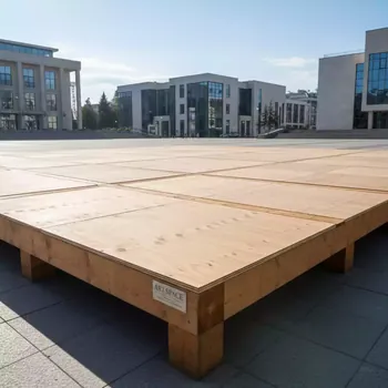 Аренда Пол мобильный брус фанера 18 мм на Медальной площади — ART SPACE