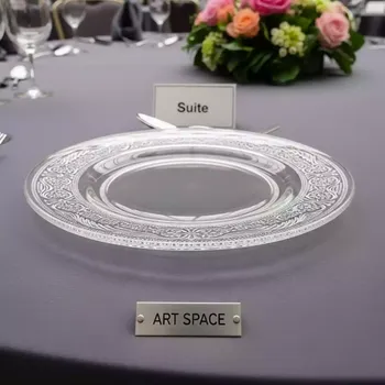 Аренда Тарелка подстановочная СЮИТА прозрачная в Mövenpick Hotel — ART SPACE