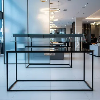 Аренда Фуршетный стол Black Glass в Delta Sirius — ART SPACE