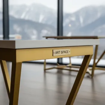 Аренда Стол Lerko White Gold в этно-парке «Моя Россия» — ART SPACE