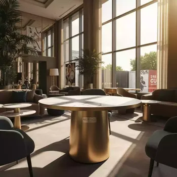 Аренда Стол Лейден золото Arpa 3166 мрамор билбао в Mövenpick Hotel — ART SPACE