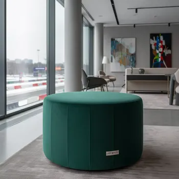 Аренда Пуф средний бархатный зеленый НОРМАН в City Park Hotel Sochi — ART SPACE