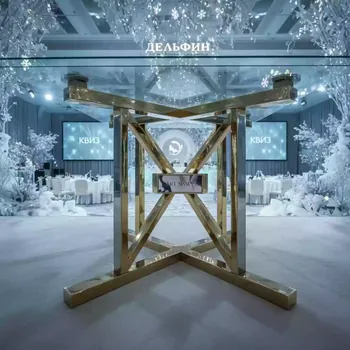 Аренда Подстолье металлическое двойное Harvey в банкетном зале «Дельфин» — ART SPACE