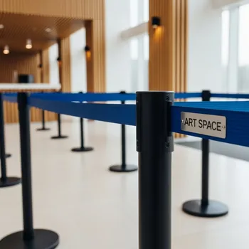Аренда Столбик оградительный barrier черный синий в отеле «Звездный» — ART SPACE