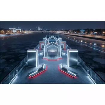 Аренда Декор ко Дню Государственного флага РФ на теплоходе «Дагомыс» — ART SPACE