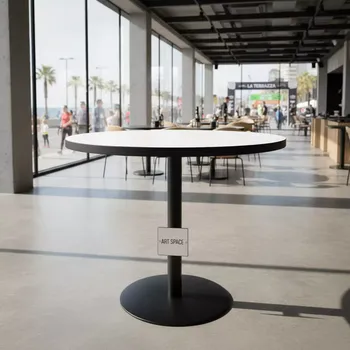 Аренда Стол черно белый basic 60 в ресторане «La Terrazza» — ART SPACE