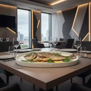 Аренда Блюдо для рыбы Regina 45х22 см в Pullman Sochi Centre — ART SPACE